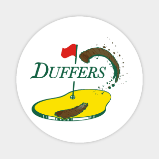 Duffers Funny Golf Fan Graphic Design Magnet